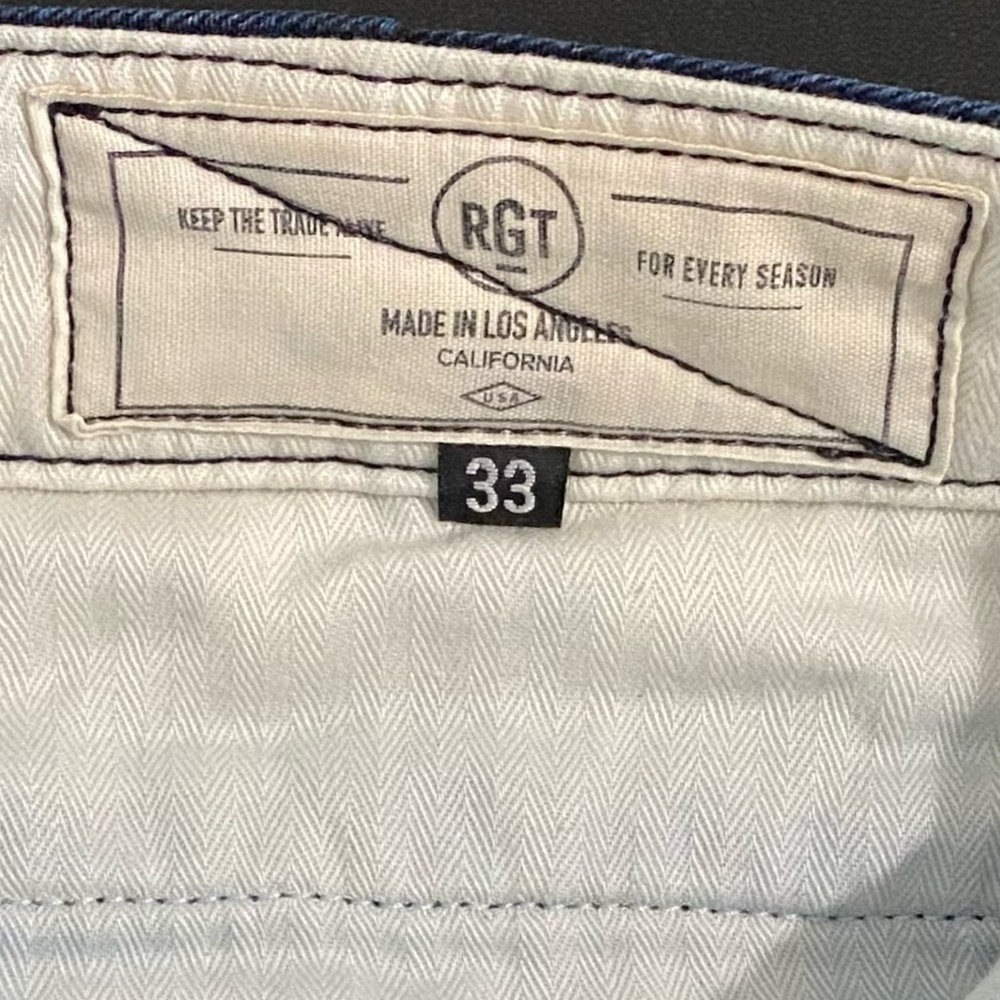 Rogue Territory RGT Infantry Relaxed Taper Pants Jeans Size 33 Dark Indigo - Picture 15 of 15